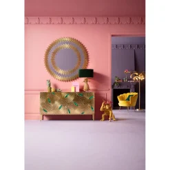 KARE Design Figurine Décorative Butler Playing Chimp Dore 52Cm