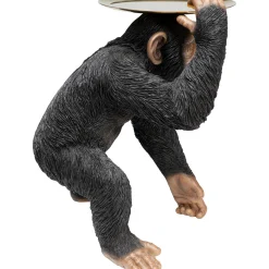 KARE Design Figurine Décorative Butler Playing Chimp Noir 52Cm