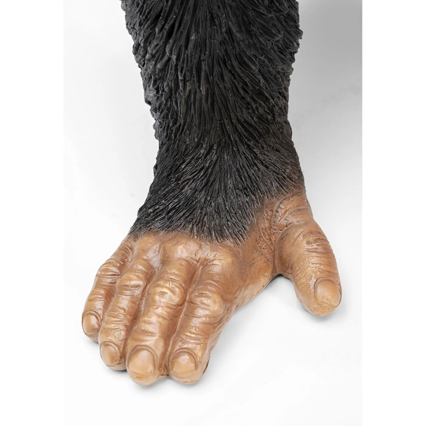 KARE Design Figurine Décorative Butler Playing Chimp Noir 52Cm