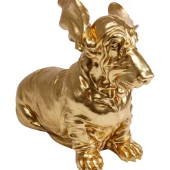 KARE Design Figurine Décorative Coiffed Dog Dore 52Cm