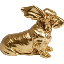 KARE Design Figurine Décorative Coiffed Dog Dore 52Cm