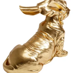 KARE Design Figurine Décorative Coiffed Dog Dore 52Cm