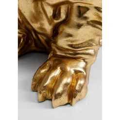 KARE Design Figurine Décorative Coiffed Dog Dore 52Cm