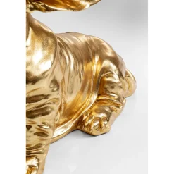 KARE Design Figurine Décorative Coiffed Dog Dore 52Cm