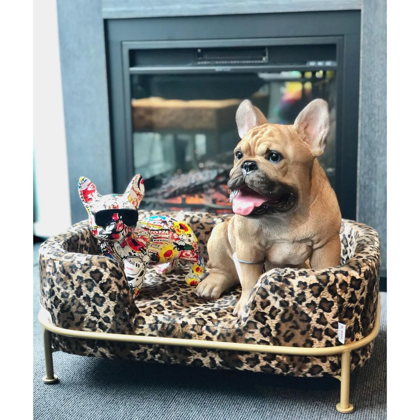 KARE Design Figurine Décorative Comic Dog Glasses 25Cm