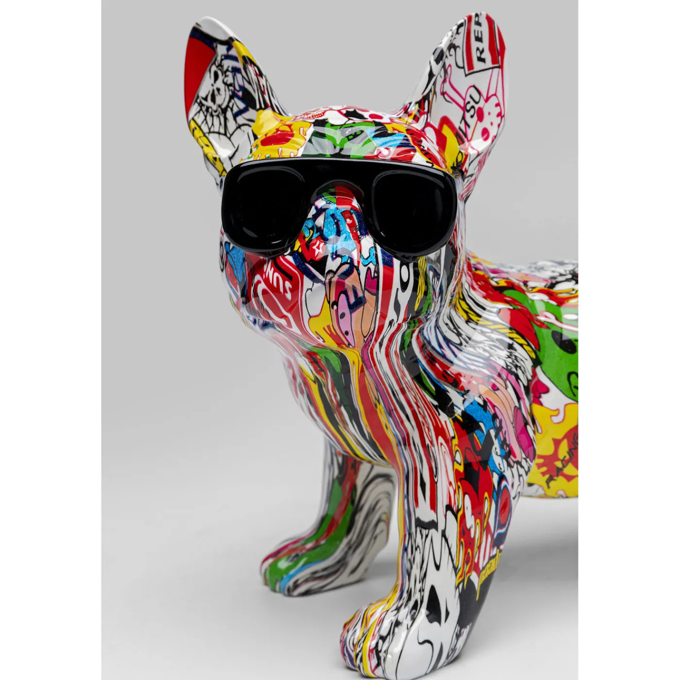 KARE Design Figurine Décorative Comic Dog Glasses 25Cm