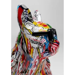 KARE Design Figurine Décorative Comic Dog Glasses 25Cm