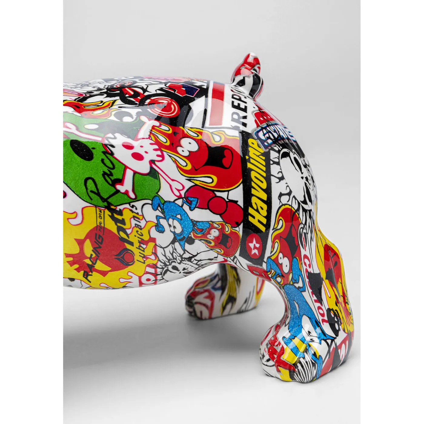 KARE Design Figurine Décorative Comic Dog Glasses 25Cm