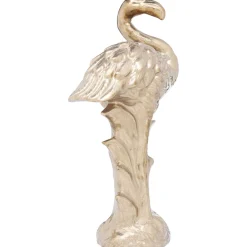 KARE Design Figurine Décorative Flamingo Front Dore