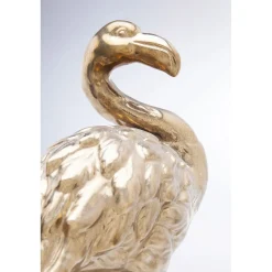 KARE Design Figurine Décorative Flamingo Front Dore