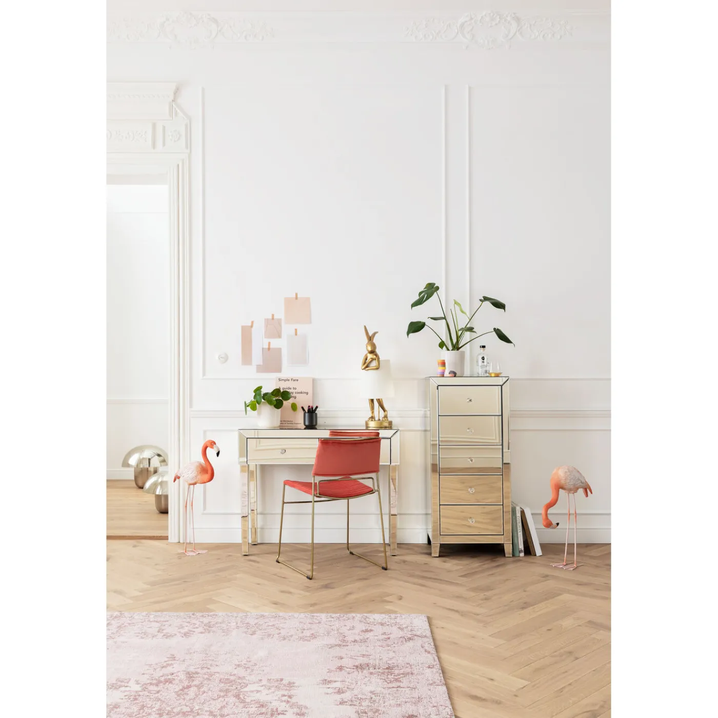 KARE Design Figurine Décorative Flamingo Road 75Cm