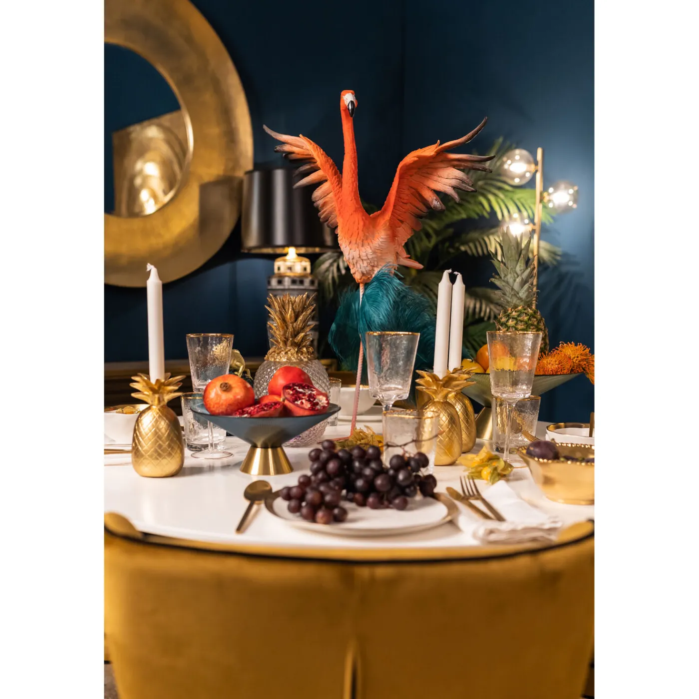 KARE Design Figurine Décorative Flamingo Road Fly 66Cm