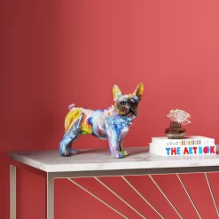 KARE Design Figurine Décorative Frenchie Colorful 24Cm