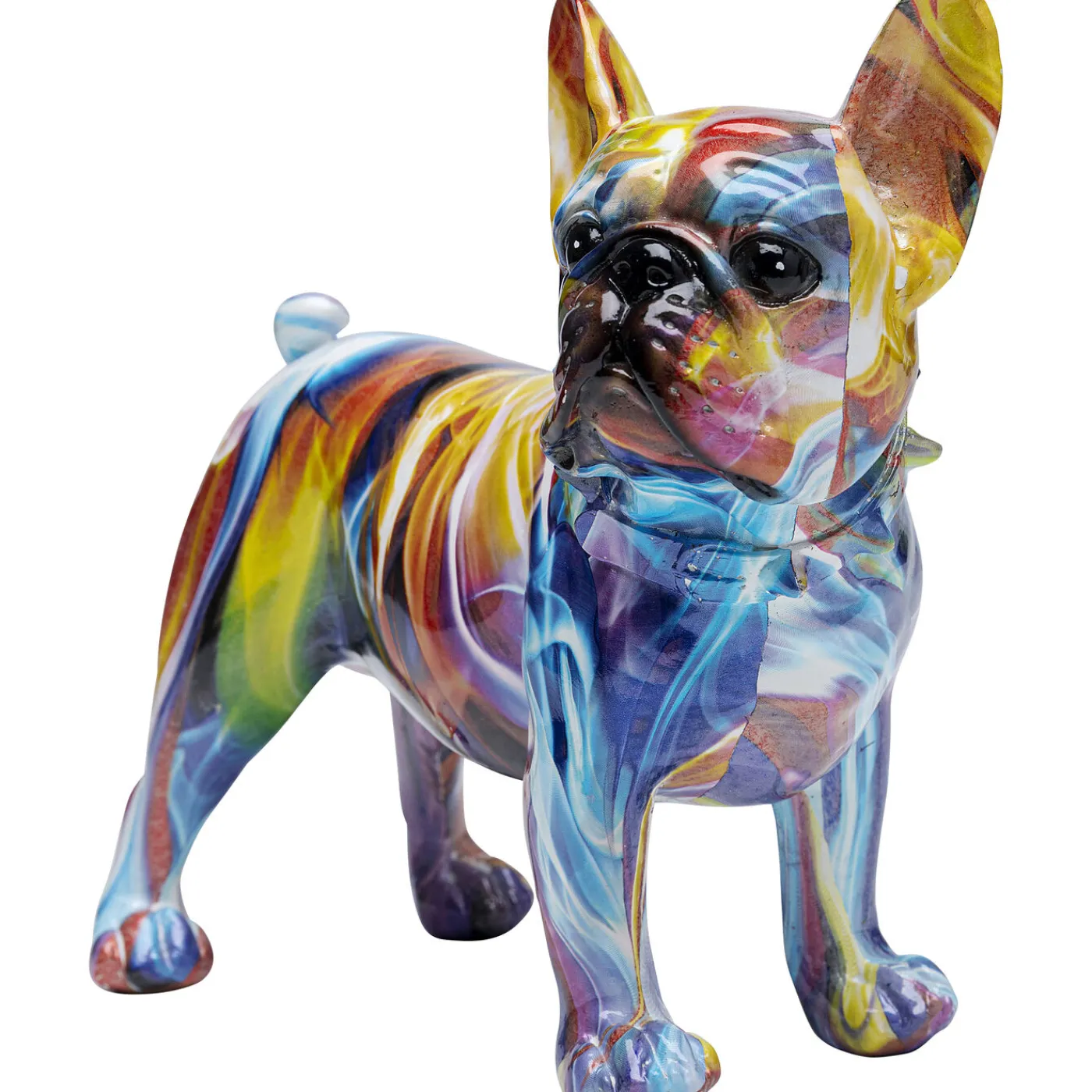 KARE Design Figurine Décorative Frenchie Colorful 24Cm