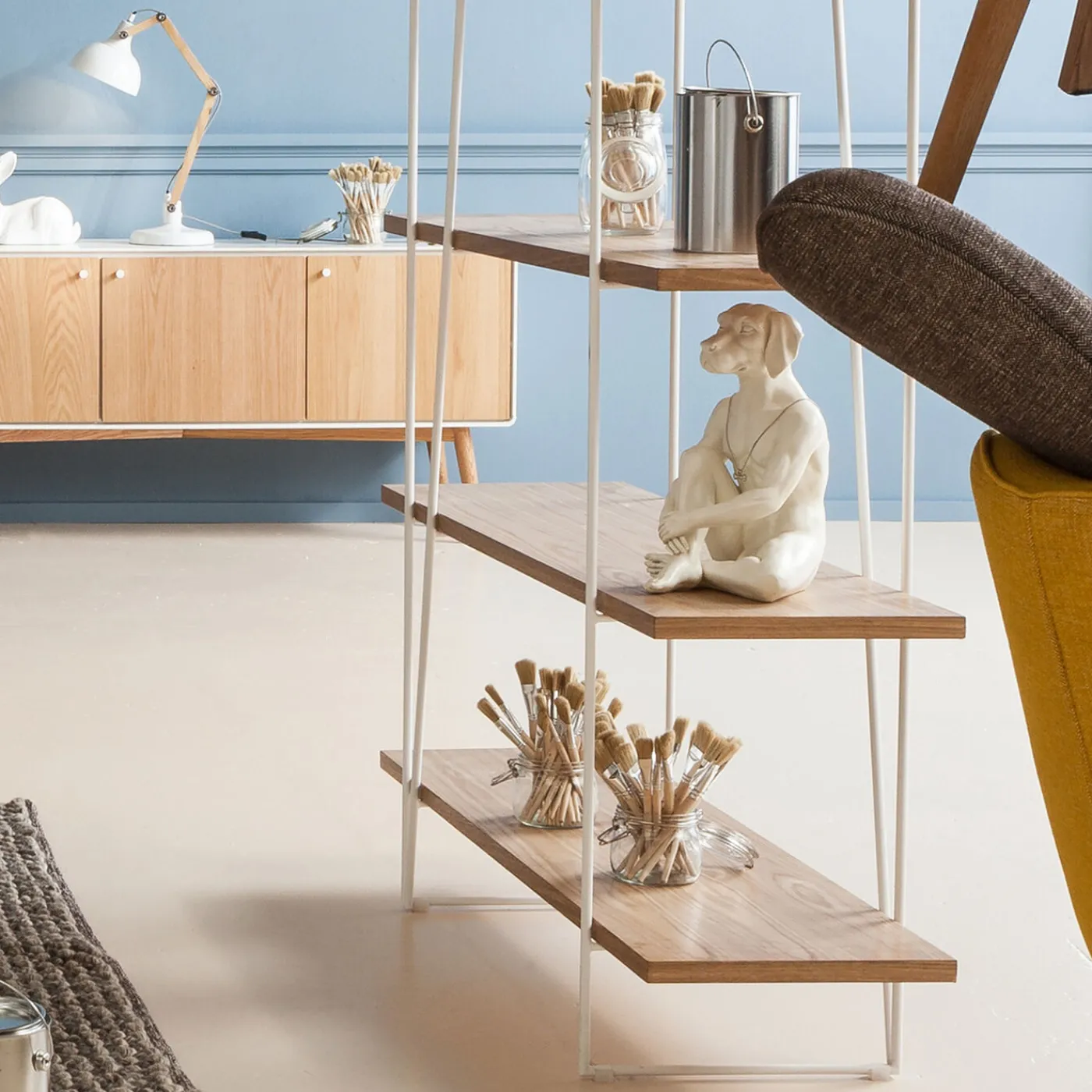 KARE Design Figurine Décorative Gangster Dog Cream