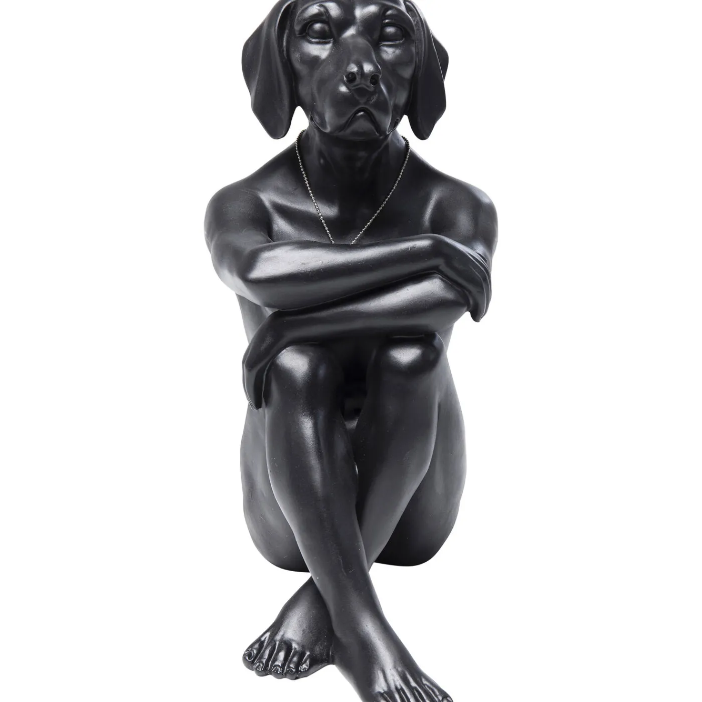 KARE Design Figurine Décorative Gangster Dog Noire
