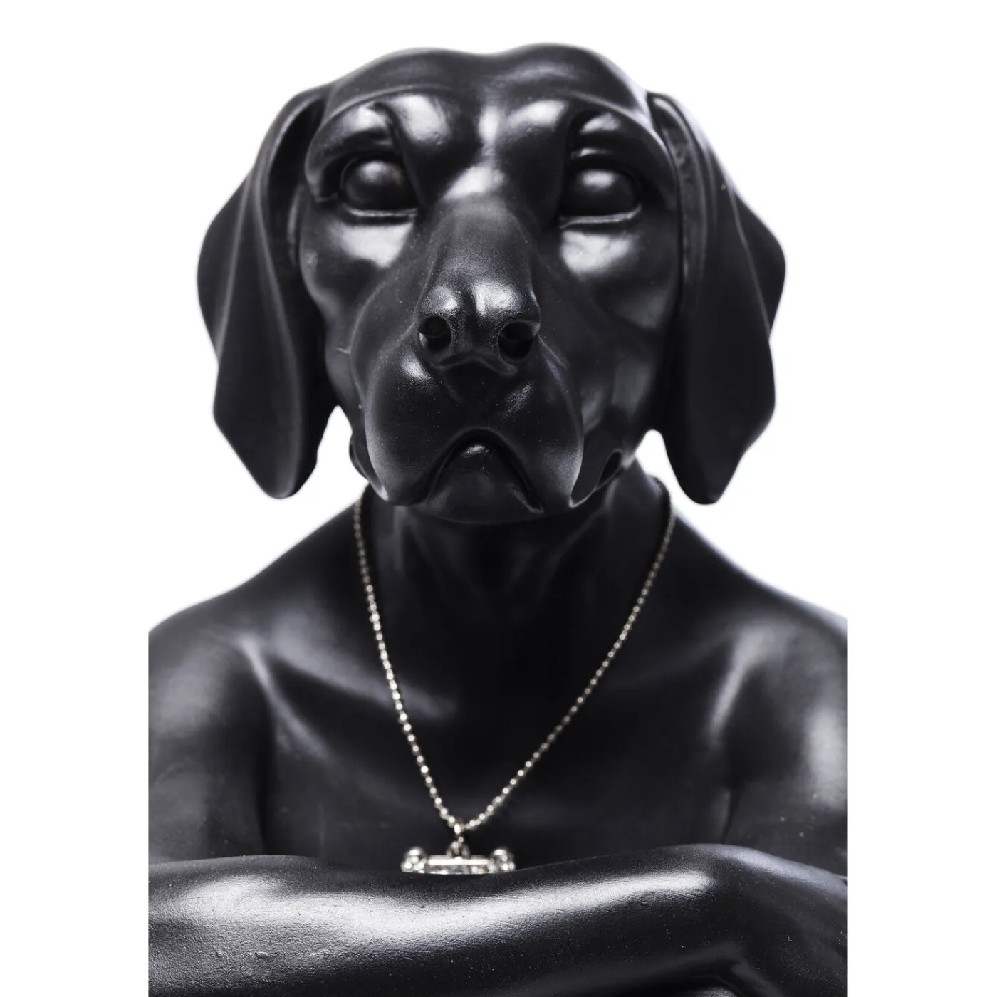 KARE Design Figurine Décorative Gangster Dog Noire