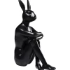 KARE Design Figurine Décorative Gangster Rabbit Noir