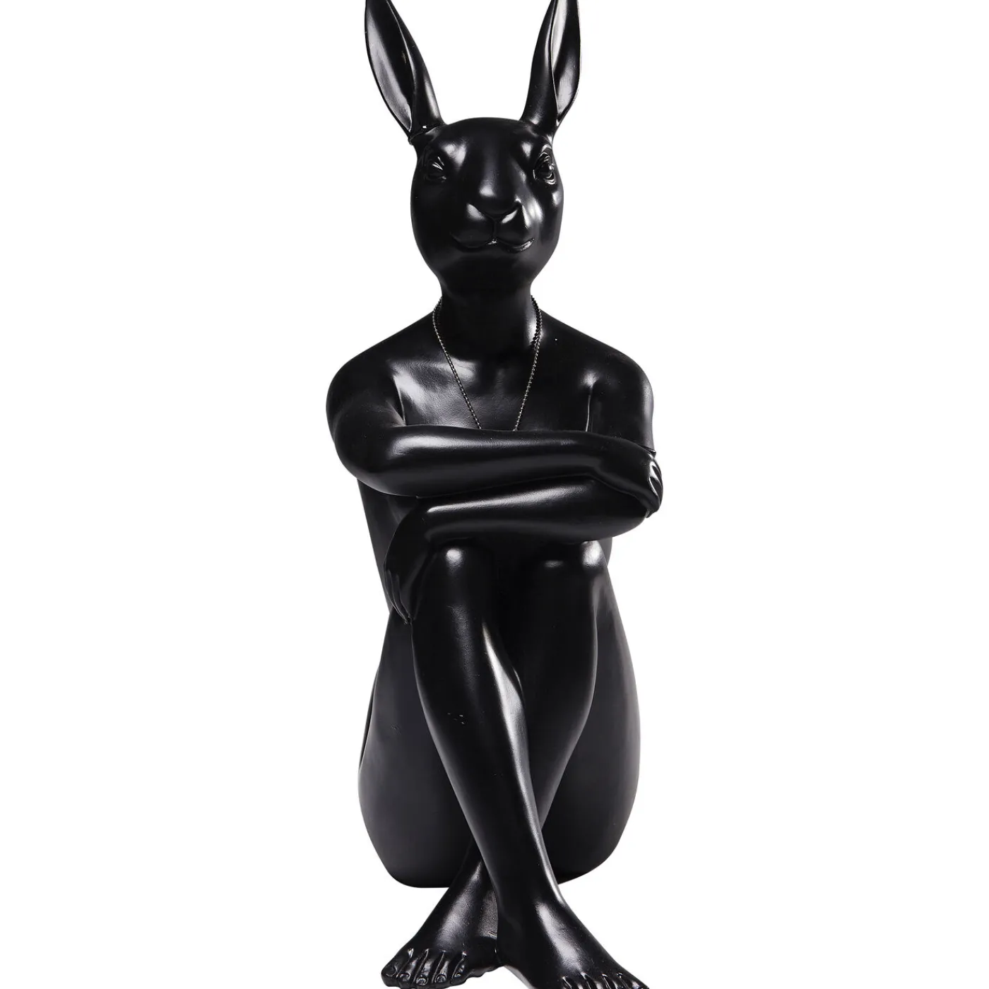 KARE Design Figurine Décorative Gangster Rabbit Noir