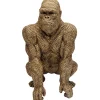KARE Design Figurine Décorative Gorilla Dore 80Cm