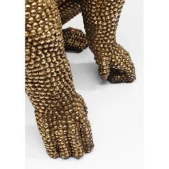KARE Design Figurine Décorative Gorilla Dore 80Cm
