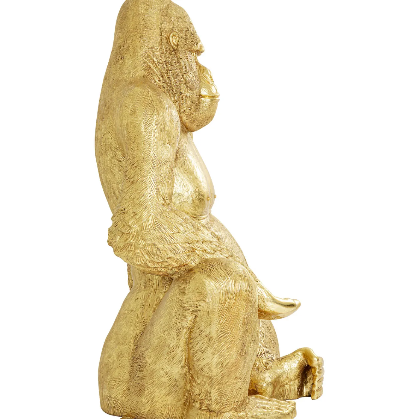KARE Design Figurine Décorative Gorilla Dore Xxl 249