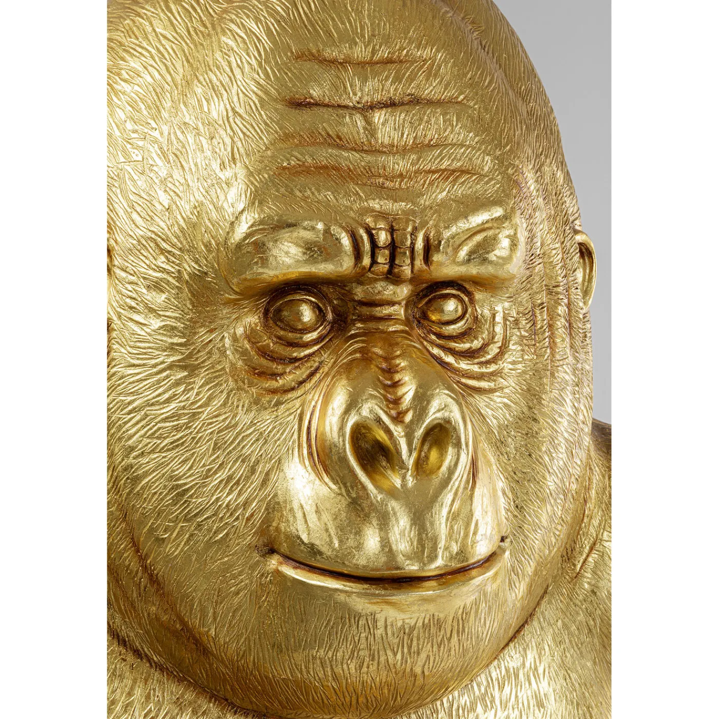 KARE Design Figurine Décorative Gorilla Dore Xl180