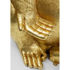 KARE Design Figurine Décorative Gorilla Dore Xl180