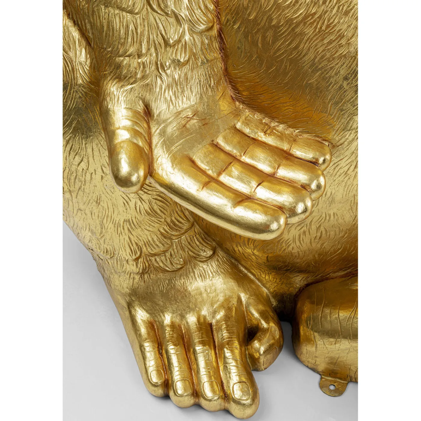 KARE Design Figurine Décorative Gorilla Dore Xl180