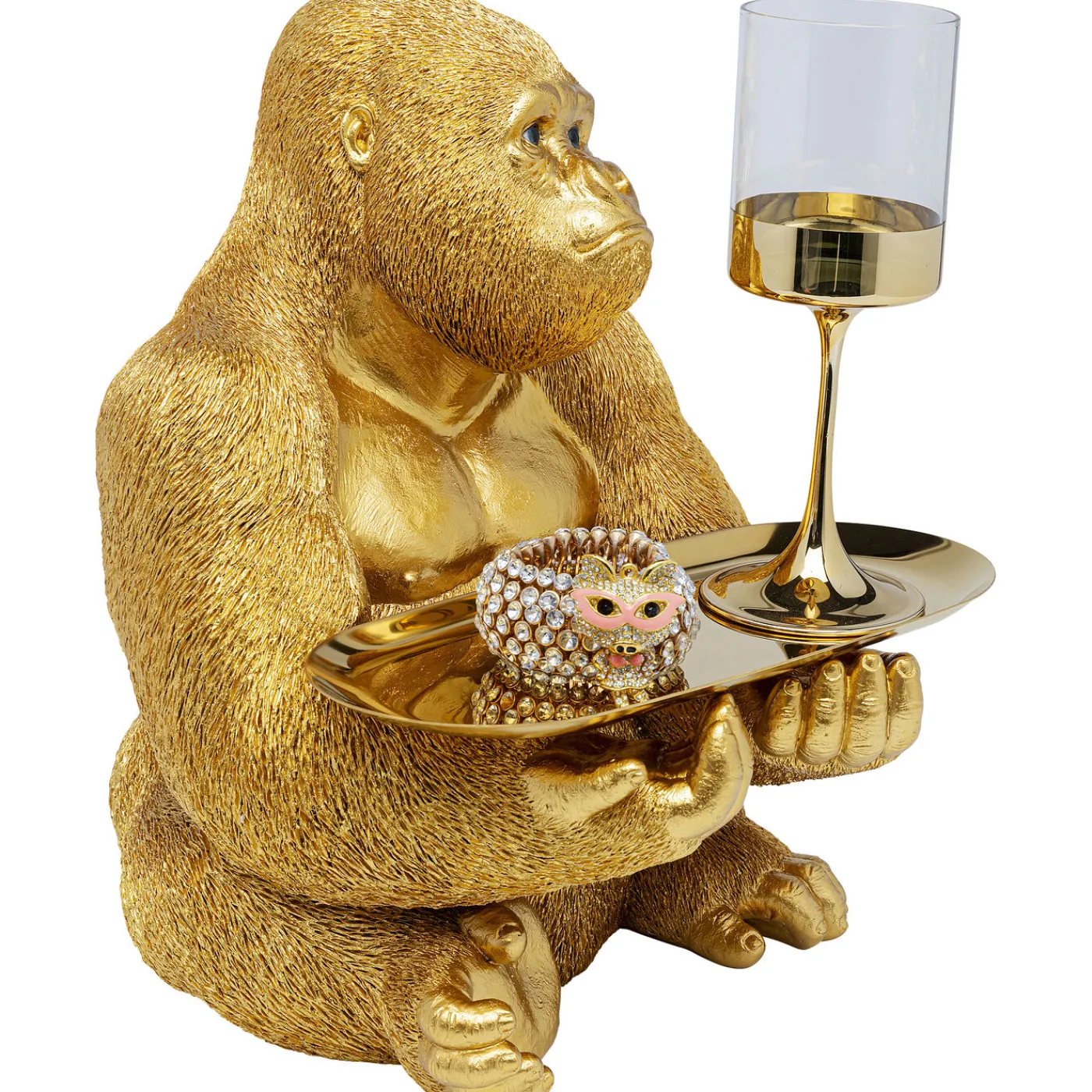 KARE Design Figurine Décorative Gorilla Butler 37Cm