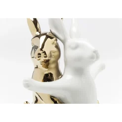 KARE Design Figurine Décorative Hugging Rabbits Mm