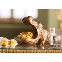 KARE Design Figurine Décorative Hungry Hippo 27Cm
