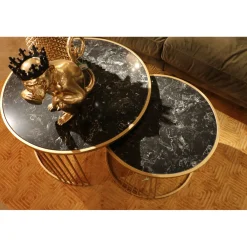 KARE Design Figurine Décorative King Lui Dore 35Cm