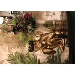 KARE Design Figurine Décorative King Lui Dore 35Cm