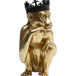 KARE Design Figurine Décorative King Lui Dore 35Cm