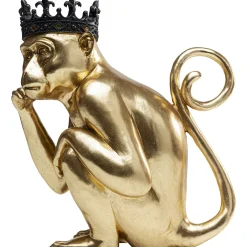 KARE Design Figurine Décorative King Lui Dore 35Cm