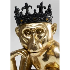 KARE Design Figurine Décorative King Lui Dore 35Cm