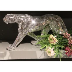 KARE Design Figurine Décorative Leopard Mosaic 95Cm
