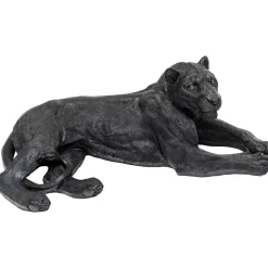 KARE Design Figurine Décorative Lion Noir 113Cm