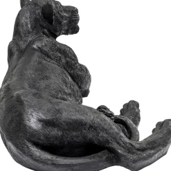 KARE Design Figurine Décorative Lion Noir 113Cm