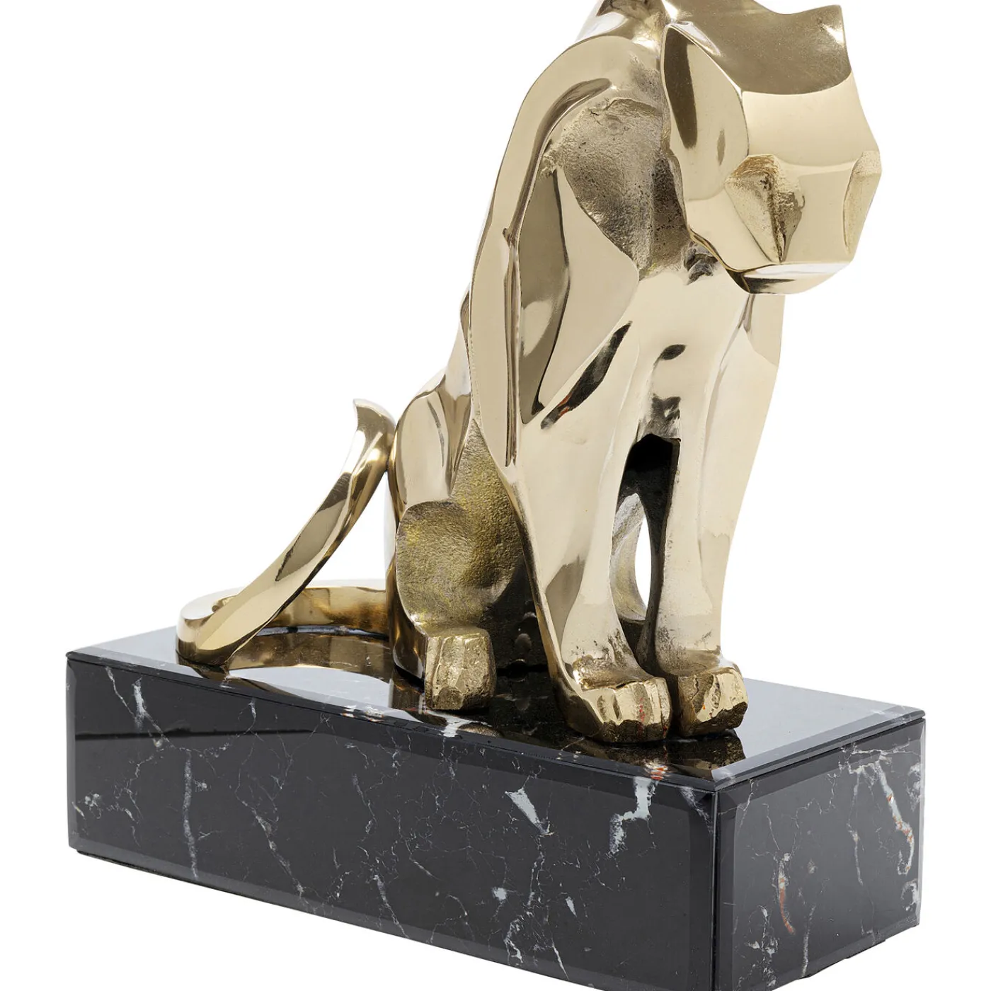 KARE Design Figurine Décorative Lion On Marble 34Cm