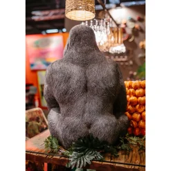 KARE Design Figurine Décorative Monkey Gorilla Side Noir76Cm