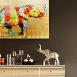 KARE Design Figurine Décorative Mosaic Elephant 41Cm