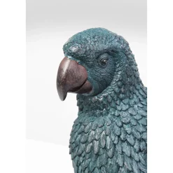 KARE Design Figurine Décorative Parrot Petrole