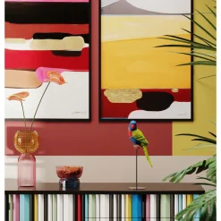 KARE Design Figurine Décorative Parrot Vert 36Cm
