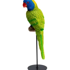 KARE Design Figurine Décorative Parrot Vert 36Cm
