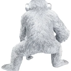 KARE Design Figurine Décorative Playing Ape Argente 50Cm