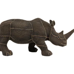 KARE Design Figurine Décorative Rhino Rivets Pearls 25Cm