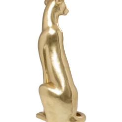 KARE Design Figurine Décorative Sitting Leopard Dore 150