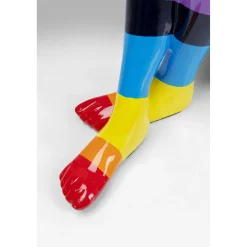 KARE Design Figurine Décorative Sitting Rabbit Rainbow 80